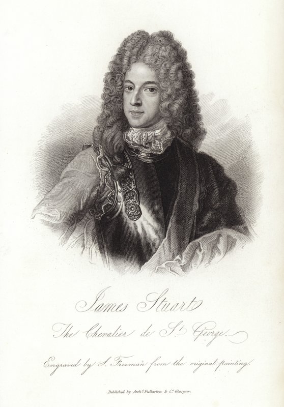 Portrét Jamese Stuarta od English School