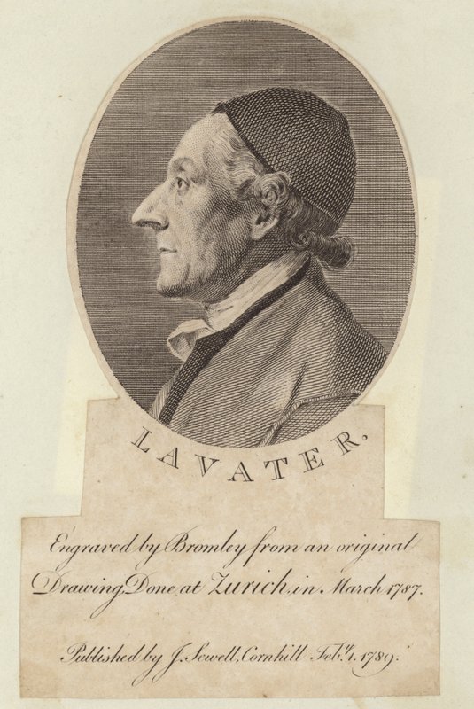 Portrét Johanna Kaspara Lavatera od English School