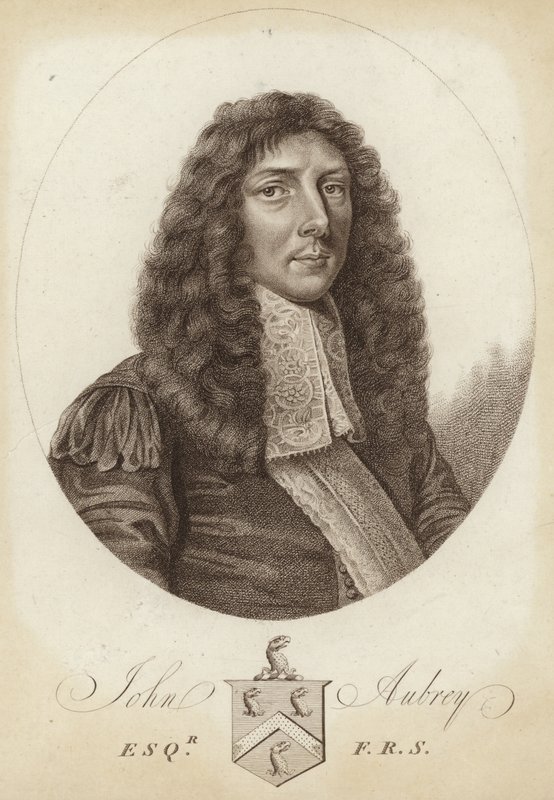Portrét Johna Aubreyho od English School