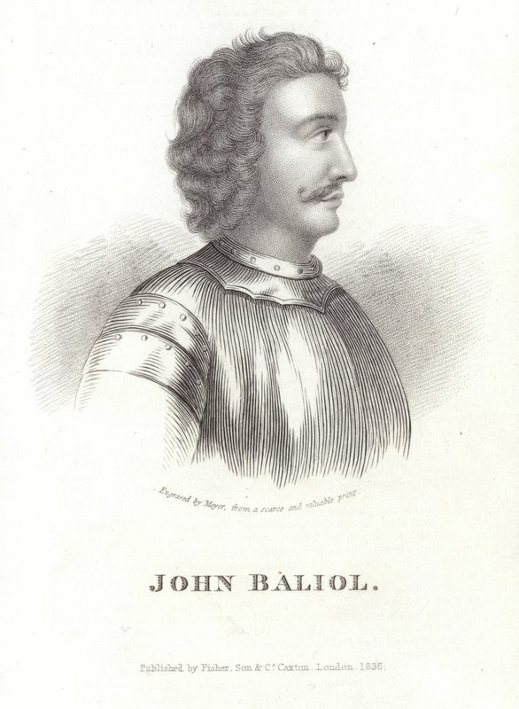 Portrét Johna Balliola od English School