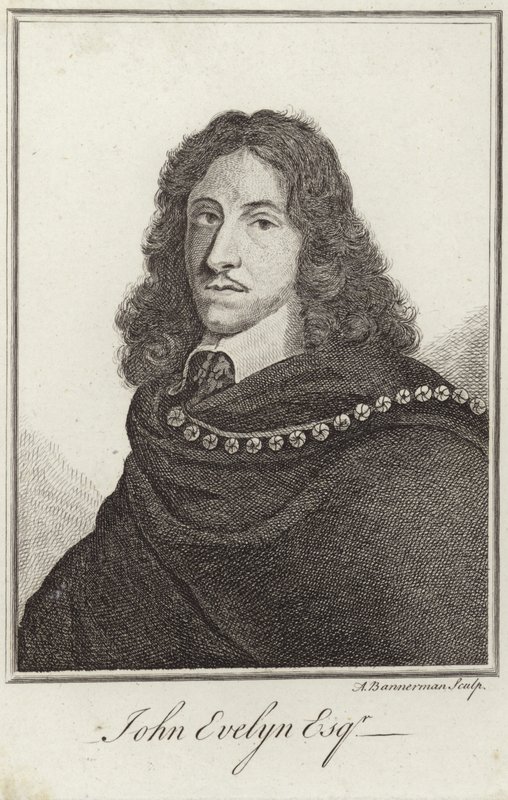 Portrét Johna Evelyn od English School