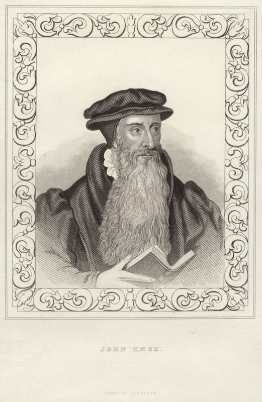 Portrét Johna Knoxe od English School