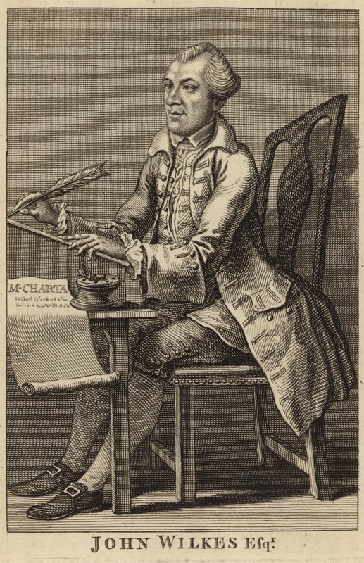 Portrét Johna Wilkese od English School