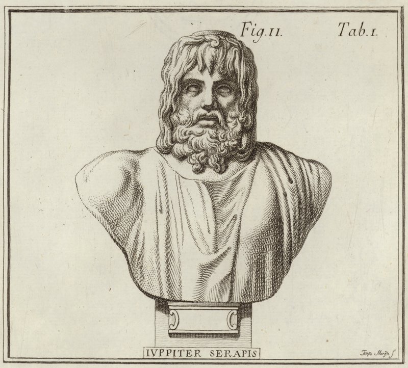 Portrét Jupitera od English School