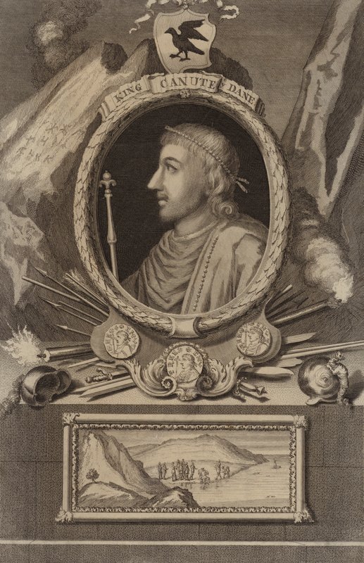 Portrét krále Canute od English School