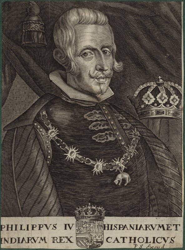Portrét španělského krále Filipa IV od English School