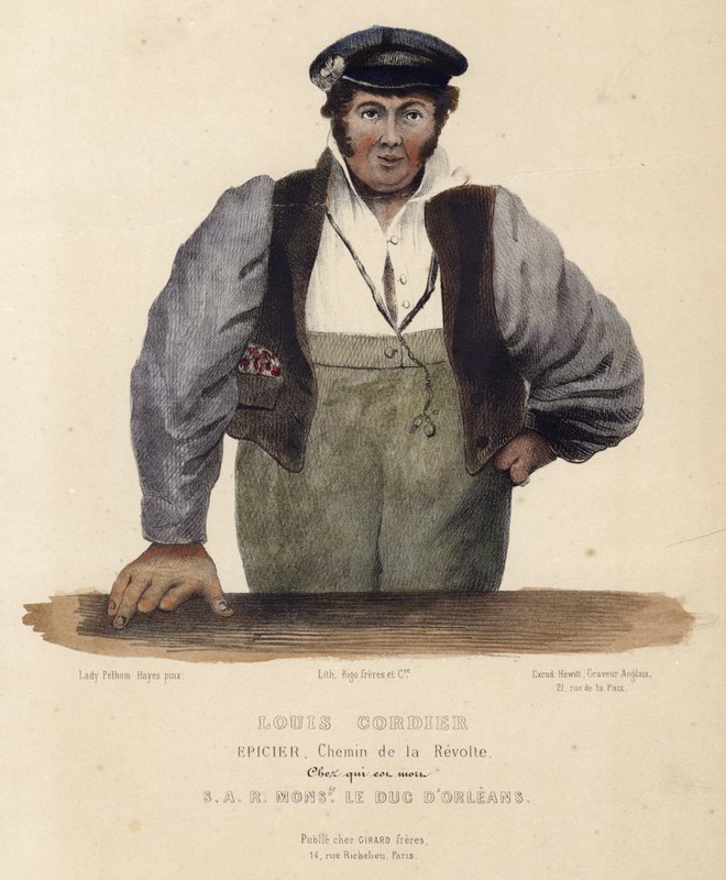 Portrét Louise Cordiera od English School
