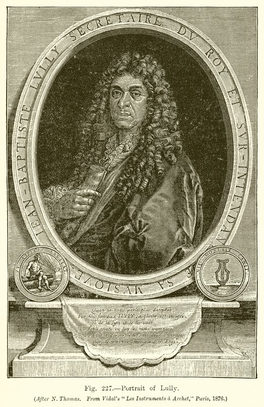 Portrét Lully od English School