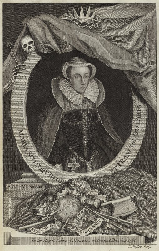 Portrét Marie, skotské královny od English School