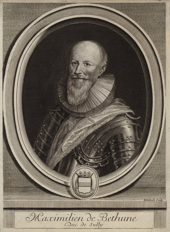 Portrét Maximiliena de Bethune, vévody ze Sully od English School
