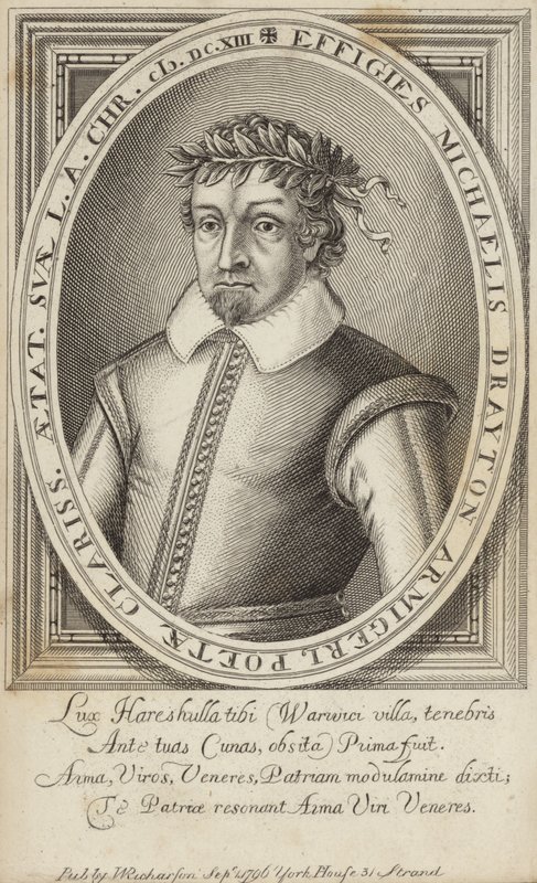 Portrét Michaela Draytona od English School