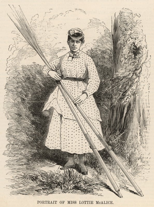 Portrét slečny Lottie McAlice od English School