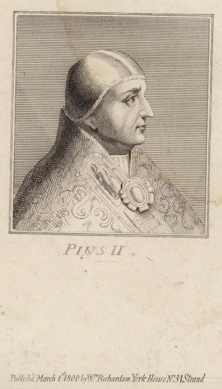 Portrét papeže Pia II od English School