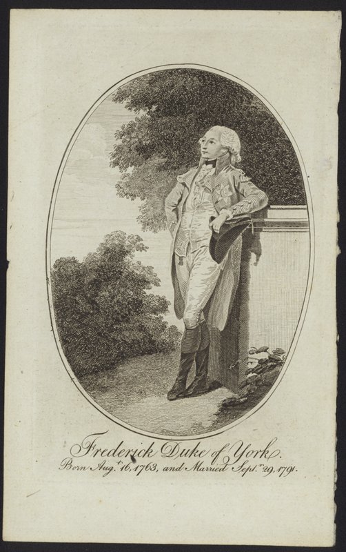 Portrét prince Fredericka, vévody z Yorku a Albany od English School