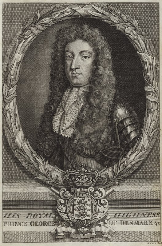 Portrét prince George Dánského od English School