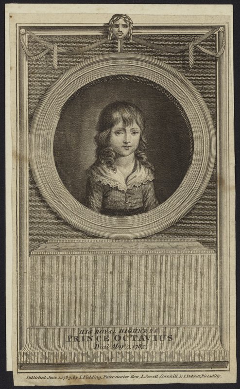 Portrét prince Octavia od English School