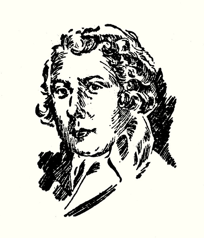 Portrét Richarda Brinsleyho Sheridana (litografie) od English School