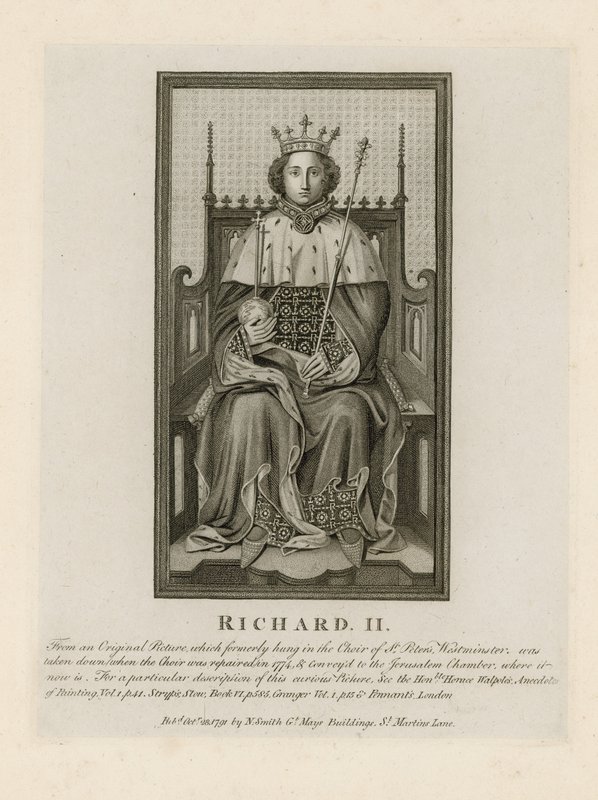 Portrét Richarda II od English School