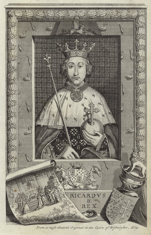 Portrét anglického Richarda II od English School
