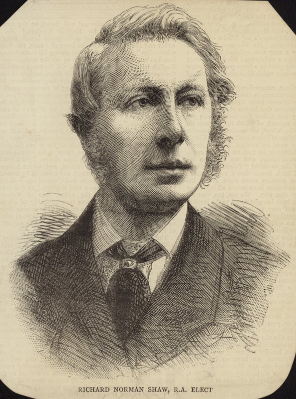 Portrét Richarda Normana Shawa od English School