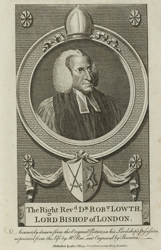 Portrét Roberta Lowtha od English School