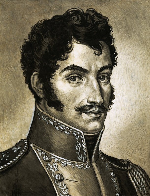 Portrét Simona Bolívara od English School