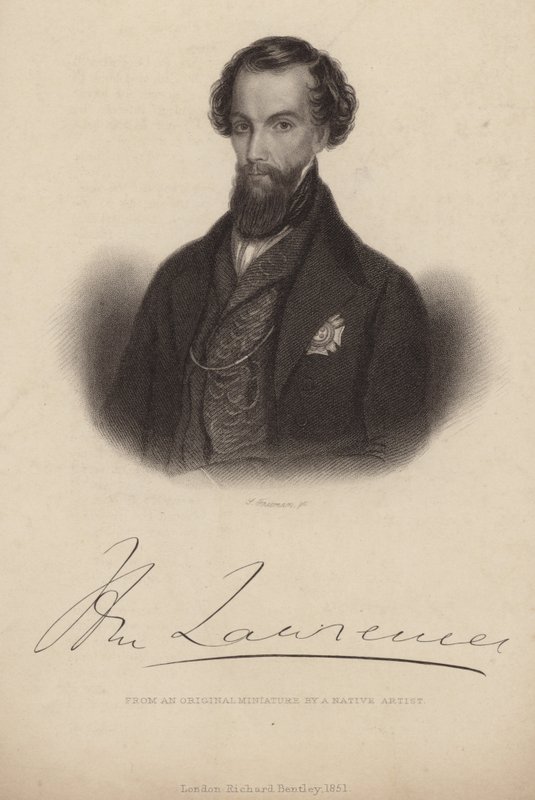 Portrét sira Henryho Lawrence od English School