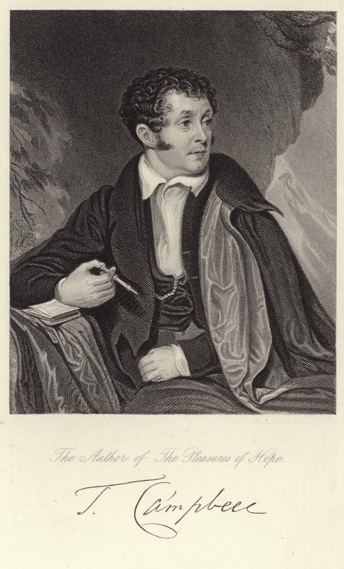 Portrét Thomase Campbella od English School