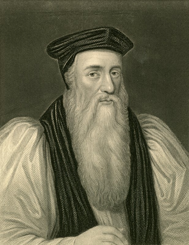 Portrét Thomase Cranmera od English School