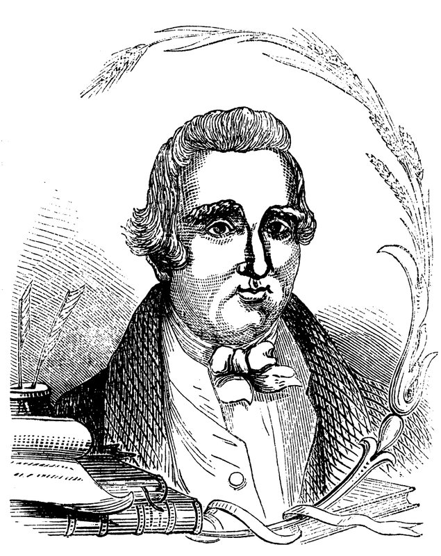 Portrét Williama Cobbetta (rytina) od English School