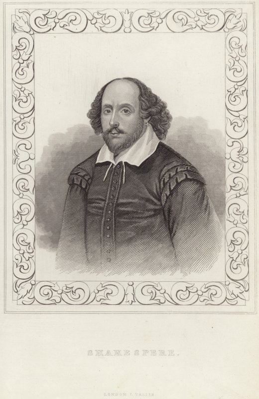 Portrét Williama Shakespeara od English School