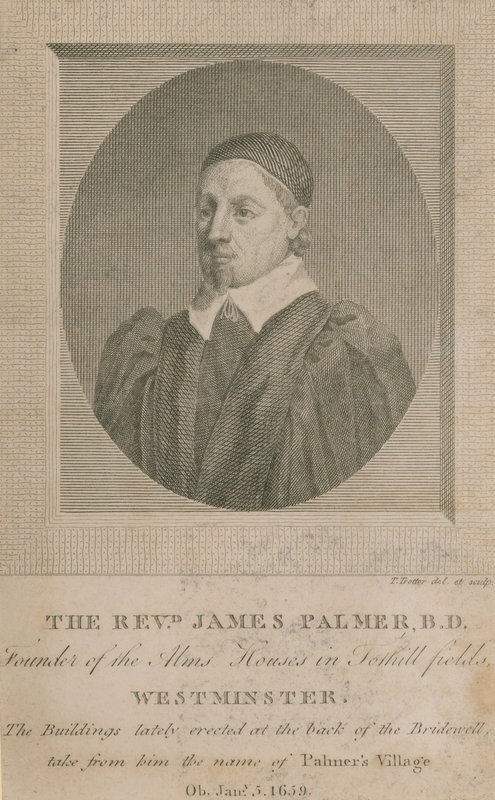 Portrét reverenda Jamese Palmera od English School