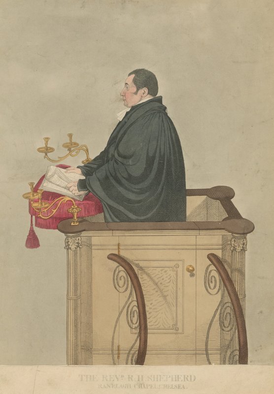 Portrét reverenda Richarda Herna Shepherda od English School