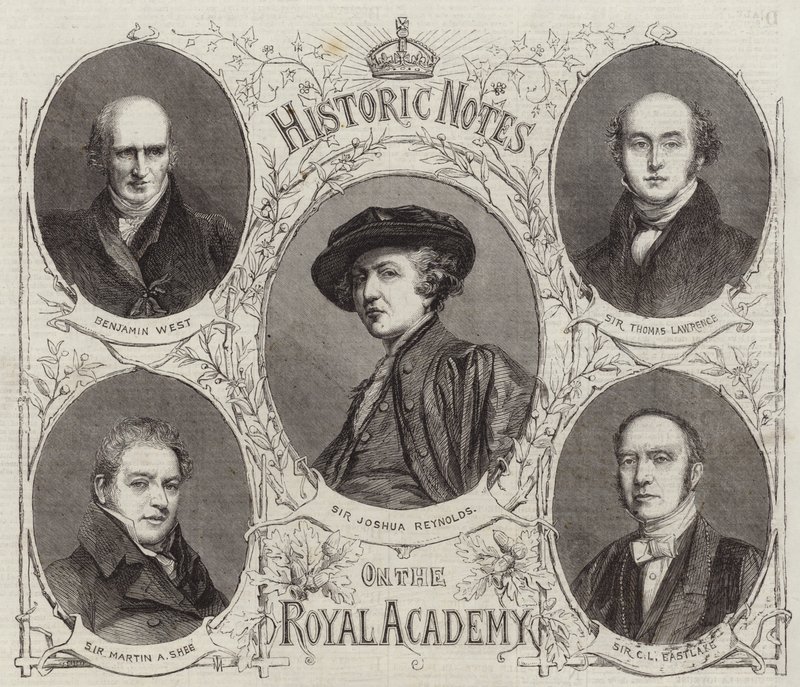 Portréty prezidentů Královské akademie od English School
