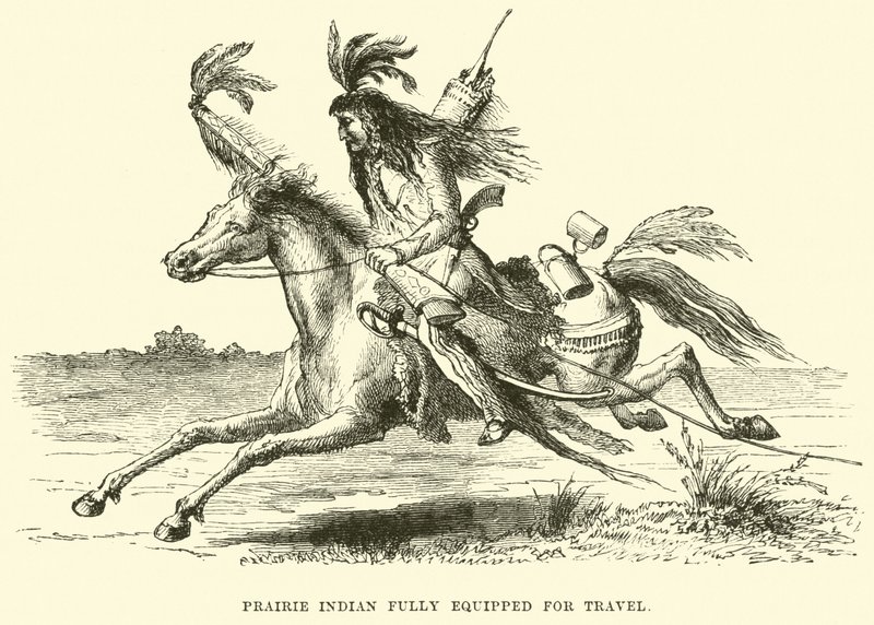 Prairie Indian plně vybavená pro cestování od English School