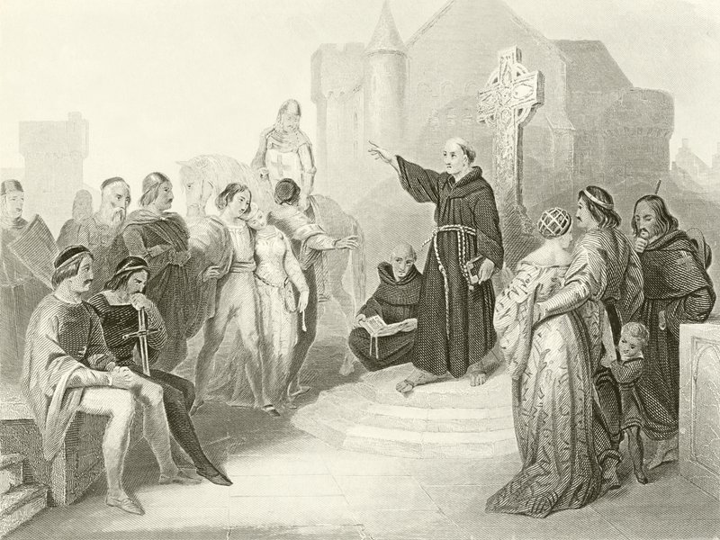 Kázání křížové výpravy od English School