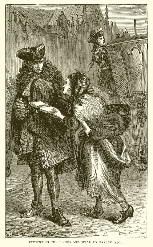 Představení památníku Legie Harleyi, 1701 od English School