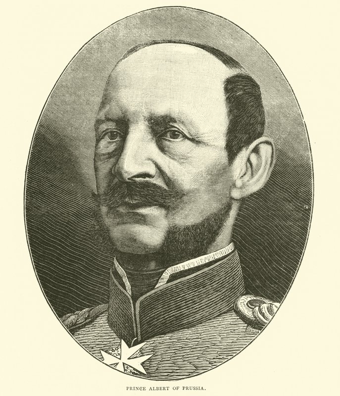 Princ Albert Pruský, říjen 1870 od English School