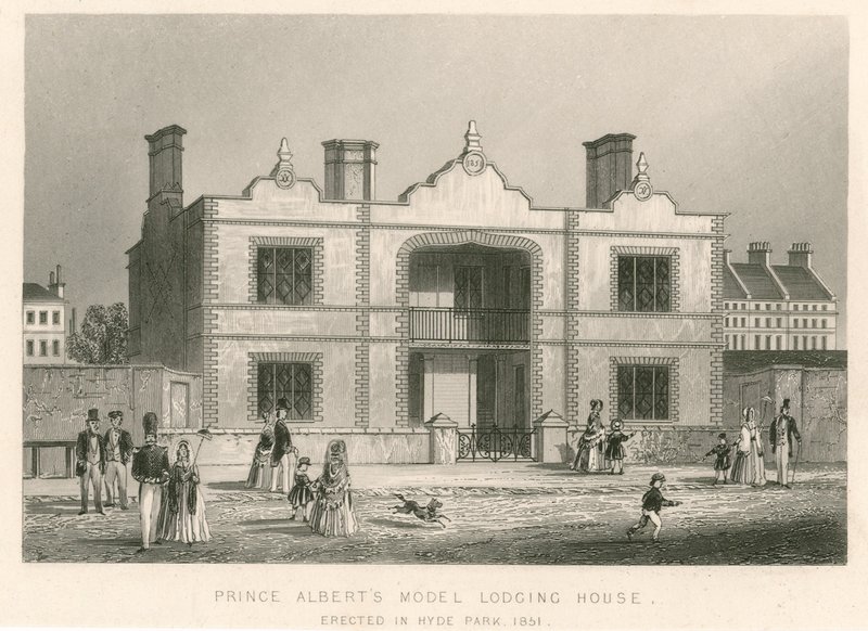 Prince Alberts Model Lodging House, Velká výstava, 1851 od English School