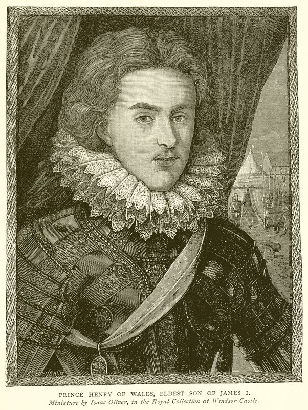 Princ Henry z Walesu, nejstarší syn Jakuba I od English School