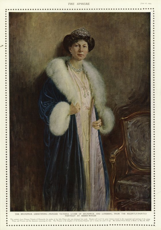Princezna Victoria Louise z Brunswicku a Lunebergu od English School