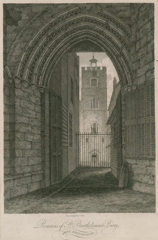 Převorství St Bartholomews, Smithfield od English School