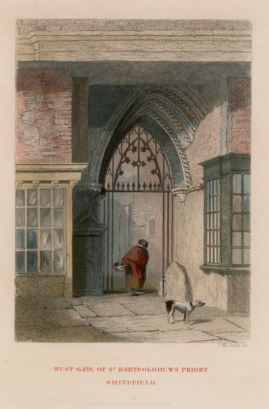 Převorství St Bartholomews, Smithfield od English School