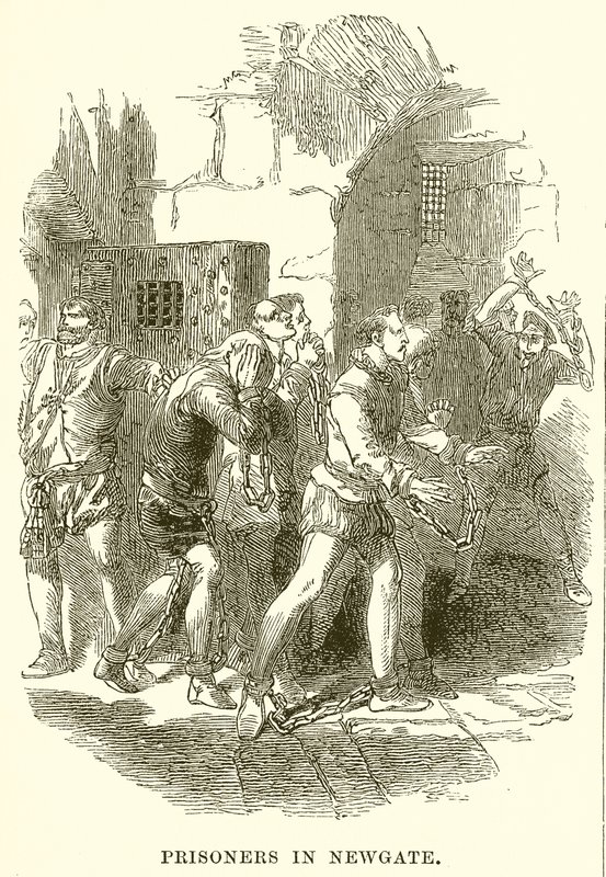 Vězni v Newgate od English School