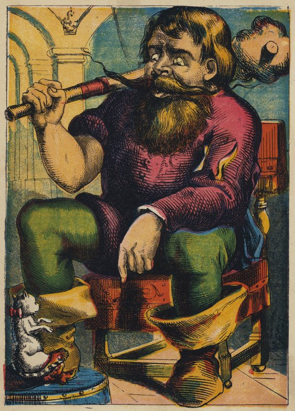 Puss Calls on the Ogre od English School
