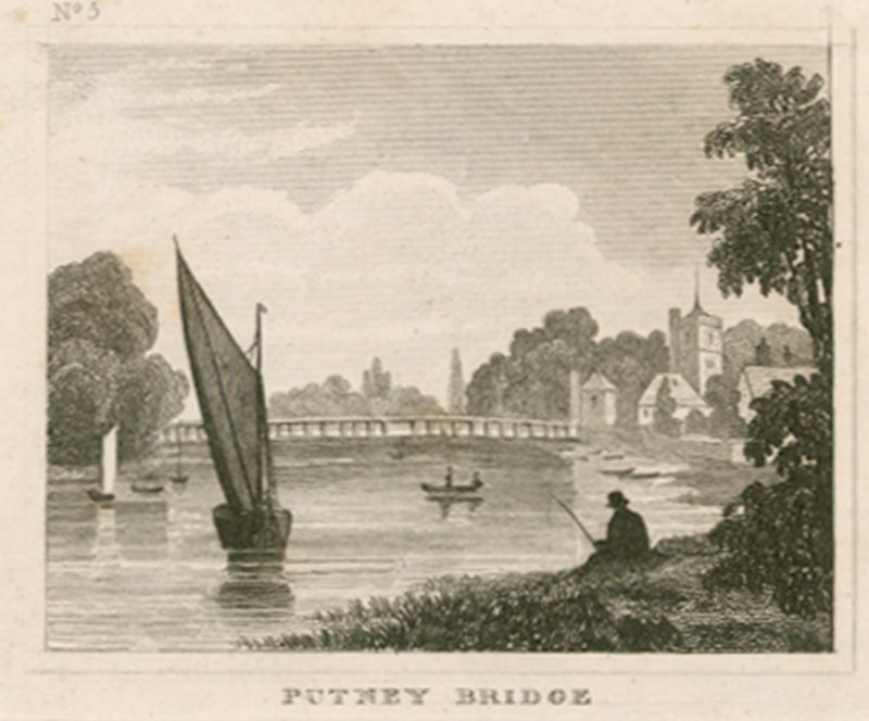 Putney Bridge, Londýn od English School