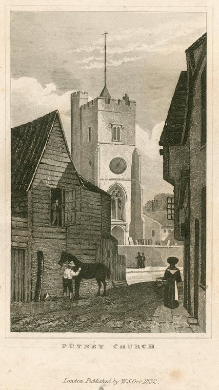 Putney Church, Londýn od English School