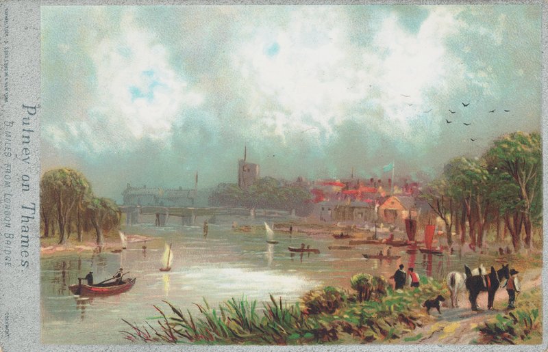 Putney na řece Temži od English School