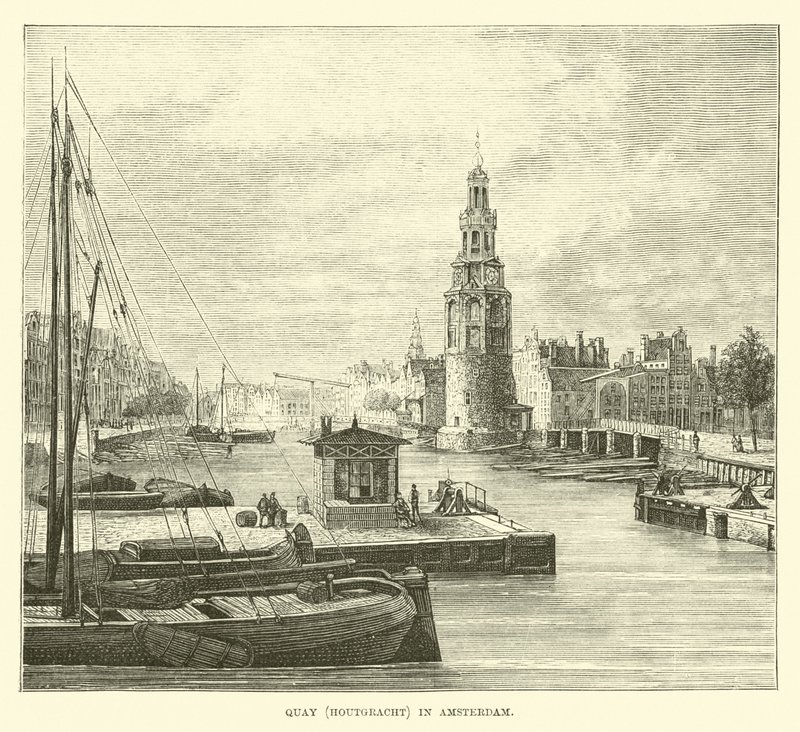 Quay (Houtgracht) v Amsterdamu od English School