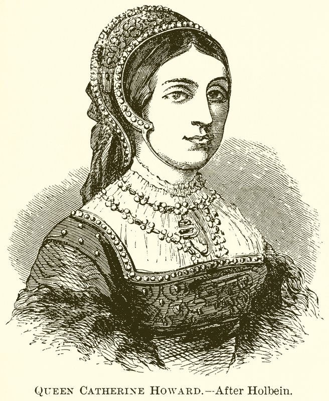 Královna Catherine Howardová od English School